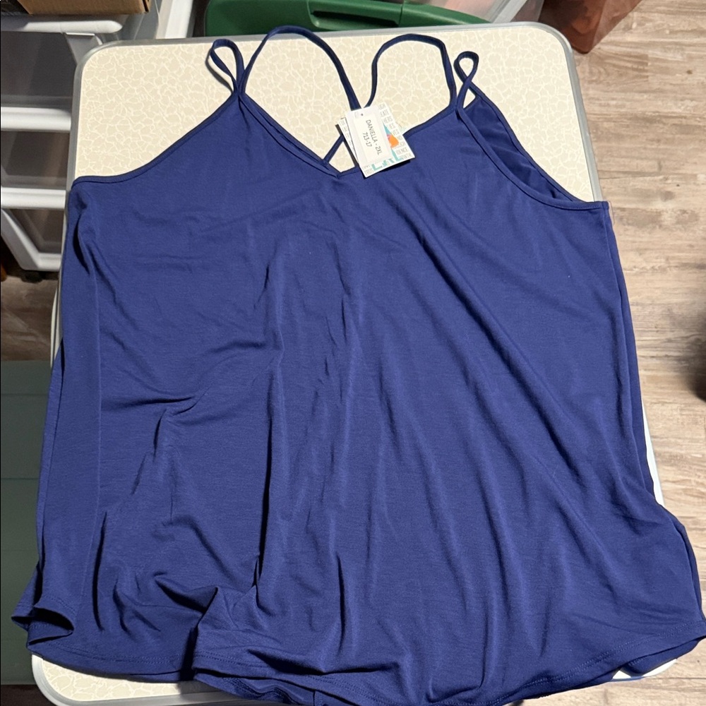 LuLaRoe Royal Blue Tank Top